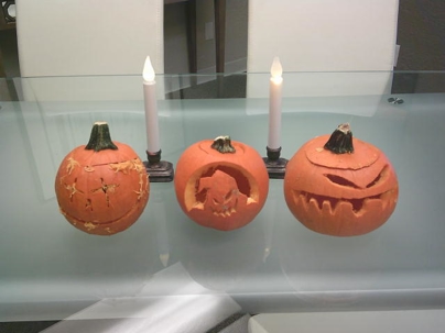 Tamara and her pumpkin